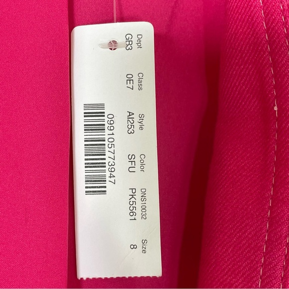 J Crew Going Out Womens Blazer Fuchsia Pink Linen Blend Open Front Jacket Sz 8 - Picture 7 of 15